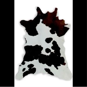 Natural Genuine Cowhide Throw 2’ x 3’